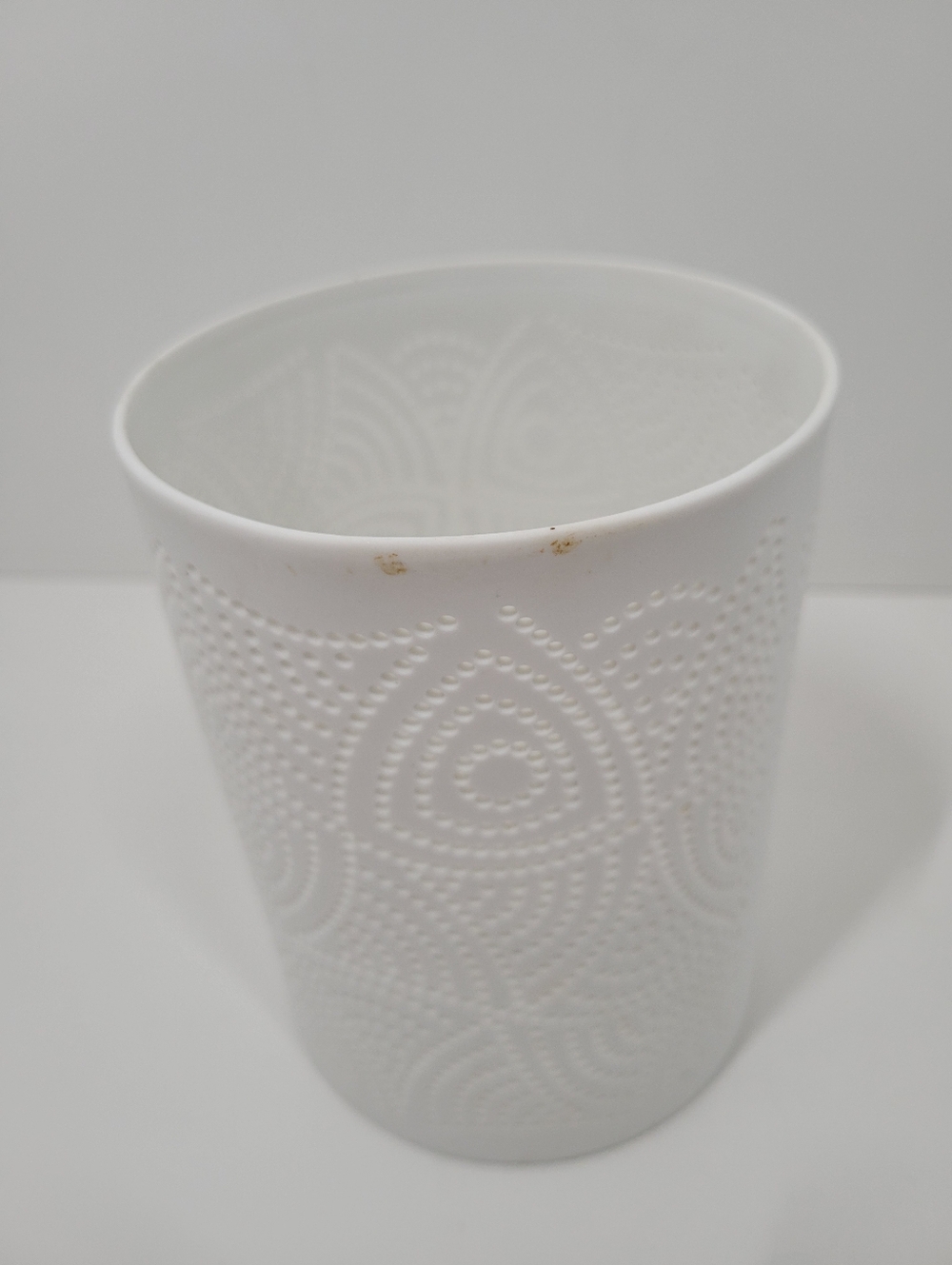 Yankee Candle White Pillar Or Jar Candle Holder Shade - Picture 3 of 5